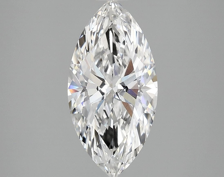 2.03 Carat Marquise Shaped Ideal Cut VVS2 IGI Certified Lab Grown Diamond