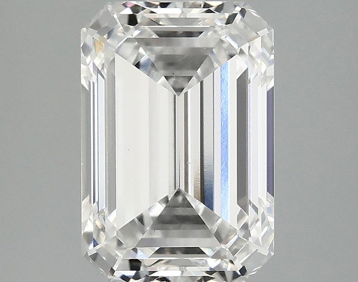 3.09 Carat Emerald Shaped Ideal Cut VS1 IGI Certified Lab Grown Diamond