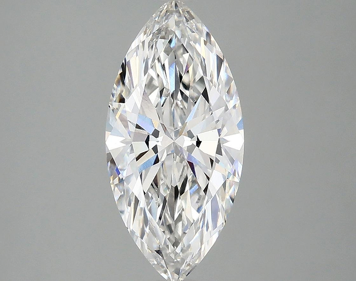 1.97 Carat Marquise Shaped Excellent Cut VVS2 IGI Certified Lab Grown Diamond
