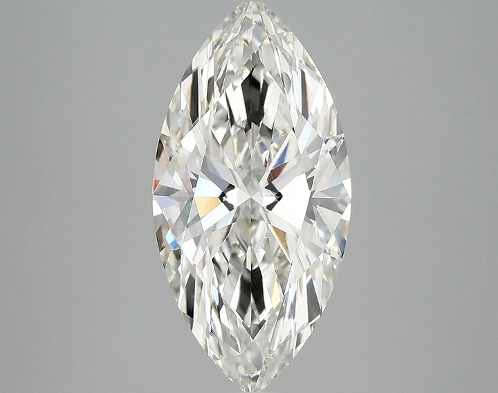 3.02 Carat Marquise Shaped Ideal Cut VVS2 IGI Certified Lab Grown Diamond