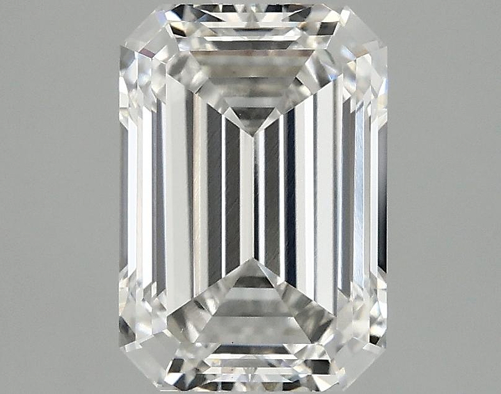 2.58 Carat Emerald Shaped Ideal Cut VVS2 IGI Certified Lab Grown Diamond