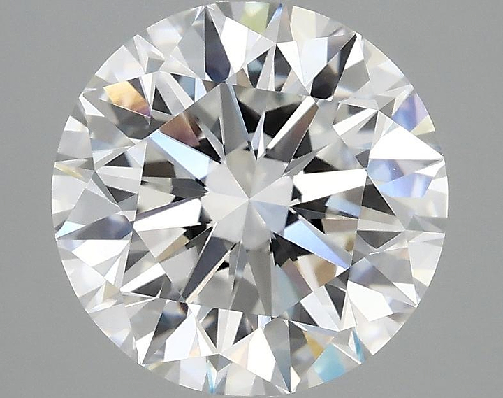 3.08 Carat Round Shaped Excellent Cut VS1 IGI Certified Lab Grown Diamond