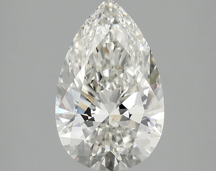 2.05 Carat Pear Shaped Ideal Cut VVS2 IGI Certified Lab Grown Diamond
