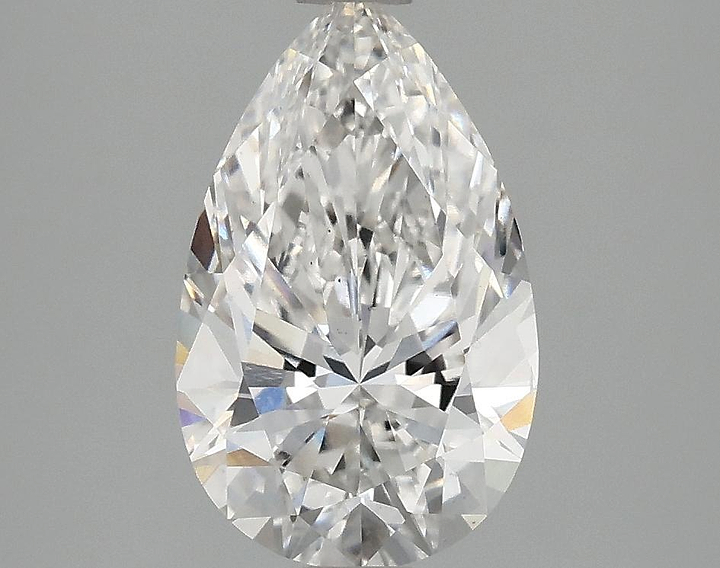 2.09 Carat Pear Shaped Ideal Cut VS2 IGI Certified Lab Grown Diamond