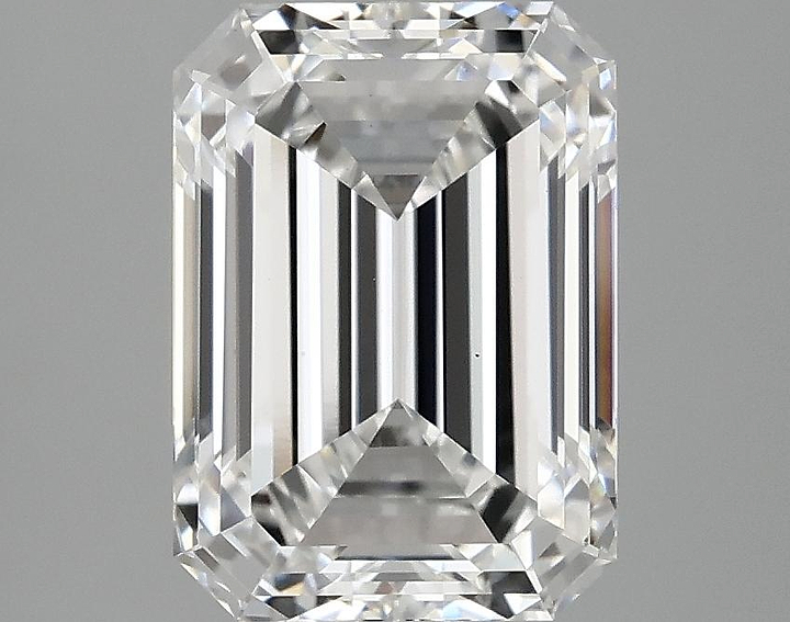 3.09 Carat Emerald Shaped Ideal Cut VS1 IGI Certified Lab Grown Diamond