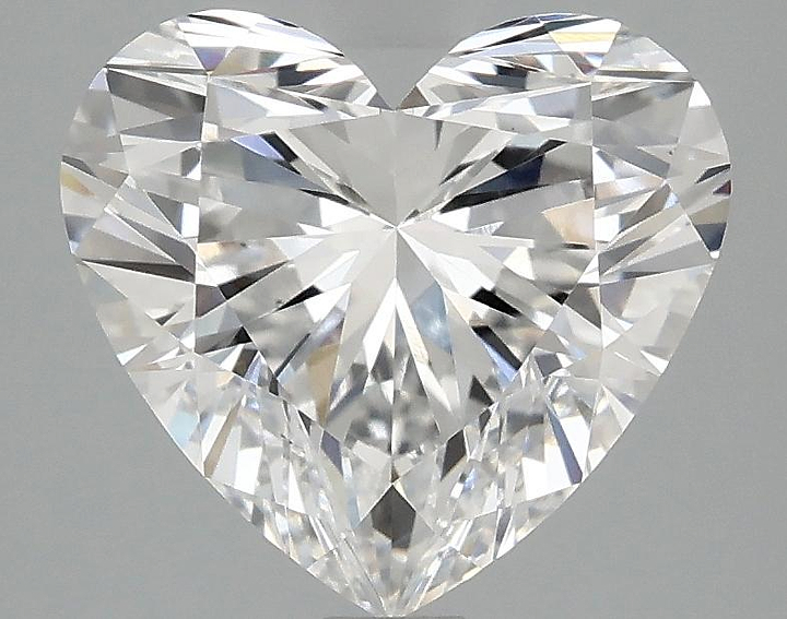 3.07 Carat Heart Shaped Ideal Cut VS1 IGI Certified Lab Grown Diamond