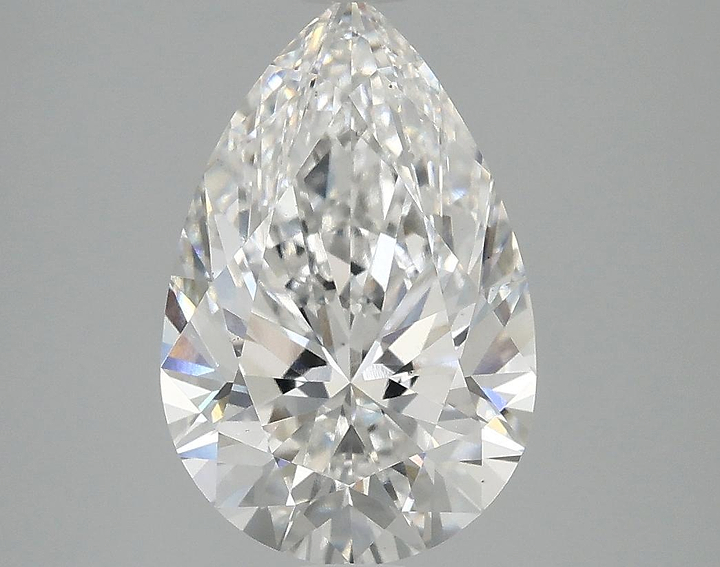 3.06 Carat Pear Shaped Excellent Cut VS1 IGI Certified Lab Grown Diamond