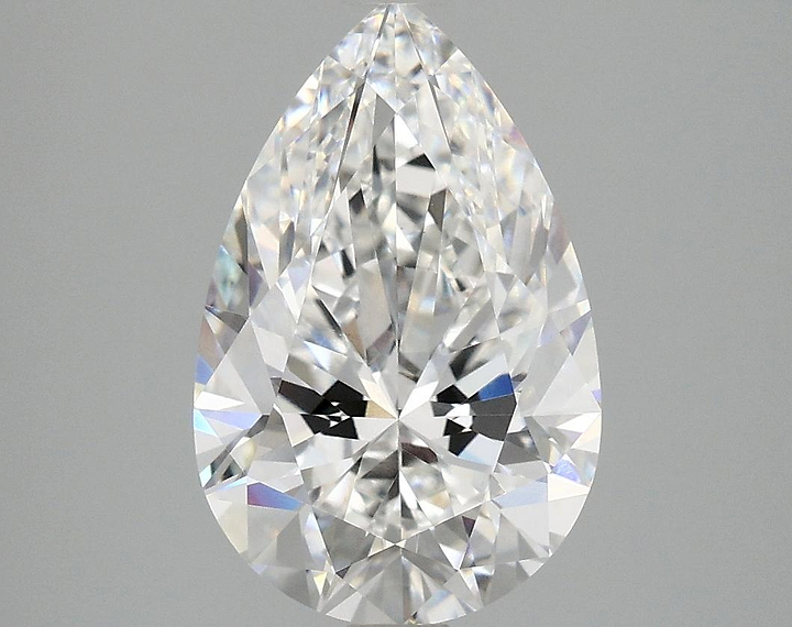 3.04 Carat Pear Shaped Ideal Cut VVS2 IGI Certified Lab Grown Diamond
