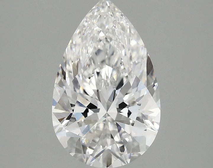 2.5 Carat Pear Shaped Ideal Cut VS1 IGI Certified Lab Grown Diamond