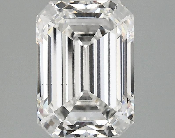 2.56 Carat Emerald Shaped Ideal Cut VS2 IGI Certified Lab Grown Diamond