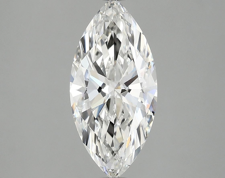 1.98 Carat Marquise Shaped Excellent Cut VVS2 IGI Certified Lab Grown Diamond