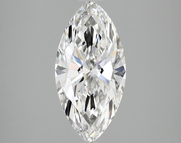 2.01 Carat Marquise Shaped Excellent Cut VVS2 IGI Certified Lab Grown Diamond