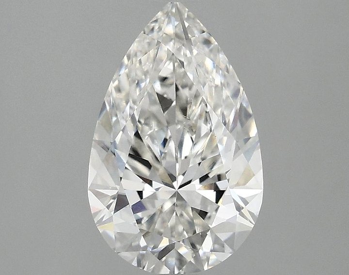 2.01 Carat Pear Shaped Ideal Cut VVS2 IGI Certified Lab Grown Diamond