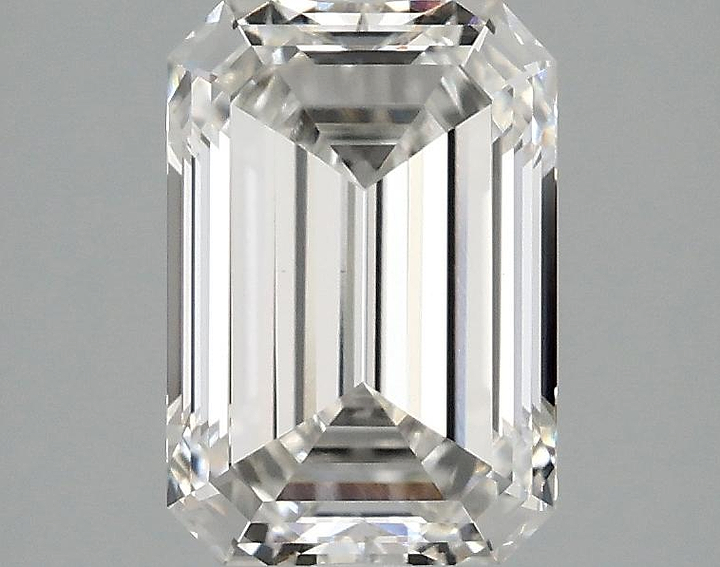 2.0 Carat Emerald Shaped Ideal Cut VVS2 IGI Certified Lab Grown Diamond