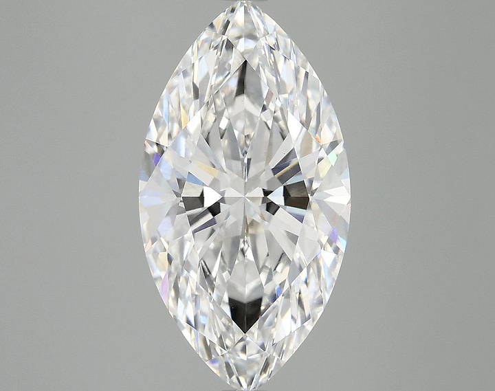 4.89 Carat Marquise Shaped Excellent Cut VVS2 IGI Certified Lab Grown Diamond