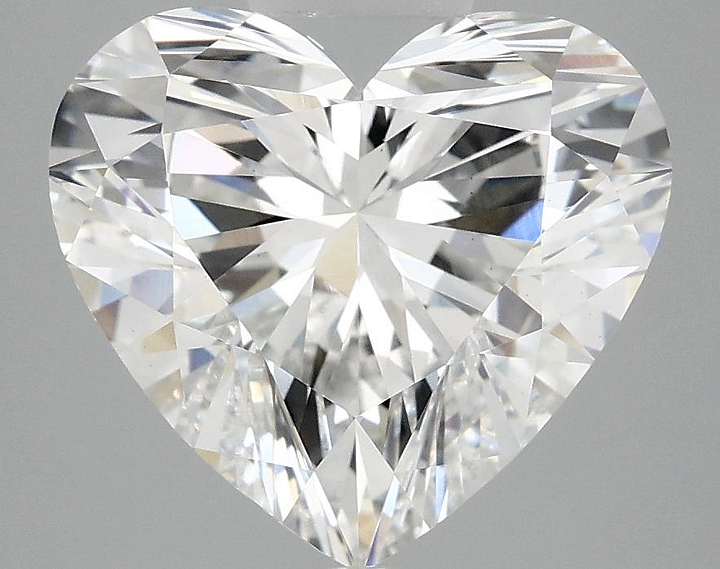 4.08 Carat Heart Shaped Ideal Cut VS1 IGI Certified Lab Grown Diamond