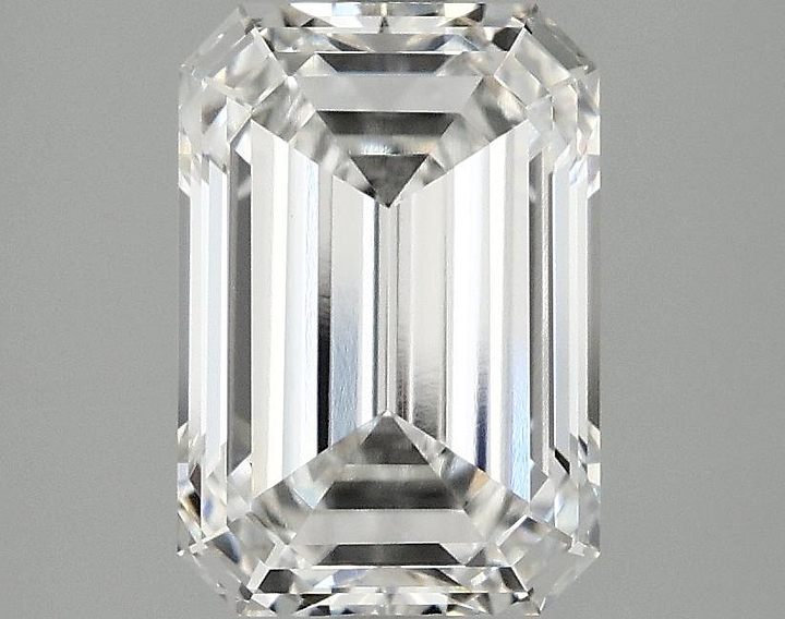 2.58 Carat Emerald Shaped Ideal Cut VVS2 IGI Certified Lab Grown Diamond