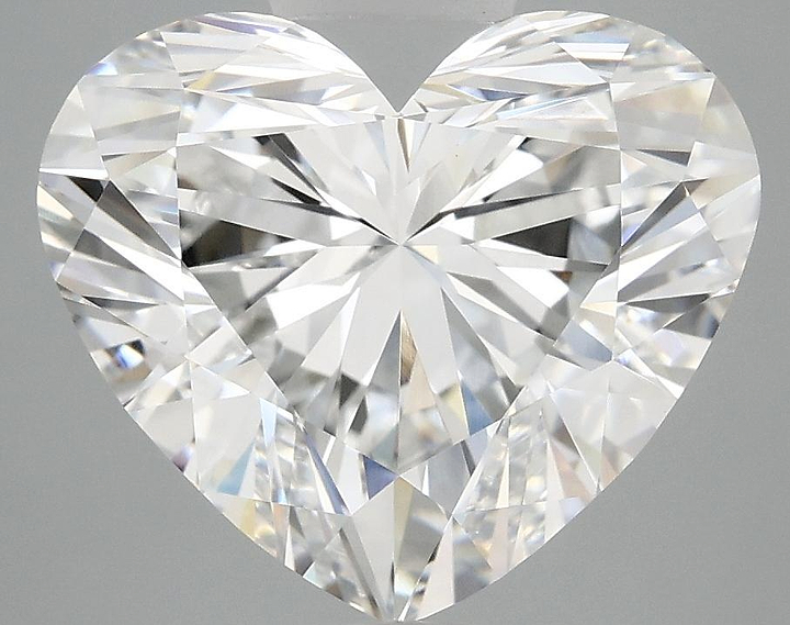 5.1 Carat Heart Shaped Excellent Cut VVS2 IGI Certified Lab Grown Diamond