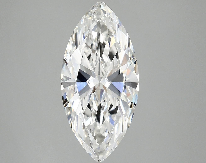 3.01 Carat Marquise Shaped Excellent Cut VVS2 IGI Certified Lab Grown Diamond