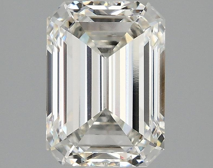 2.11 Carat Emerald Shaped Ideal Cut VVS2 IGI Certified Lab Grown Diamond
