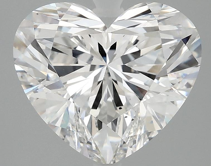 3.09 Carat Heart Shaped Ideal Cut VS2 IGI Certified Lab Grown Diamond