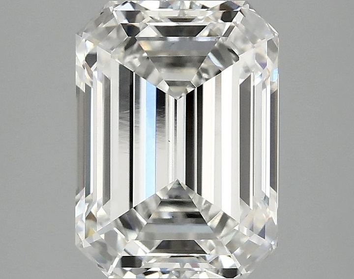 2.94 Carat Emerald Shaped Excellent Cut VS1 IGI Certified Lab Grown Diamond
