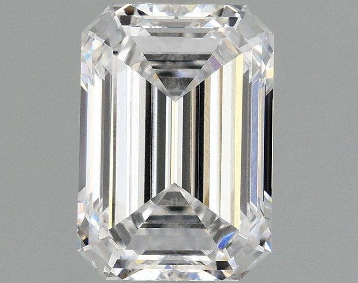 0.97 Carat Emerald Shaped Ideal Cut VVS2 IGI Certified Lab Grown Diamond
