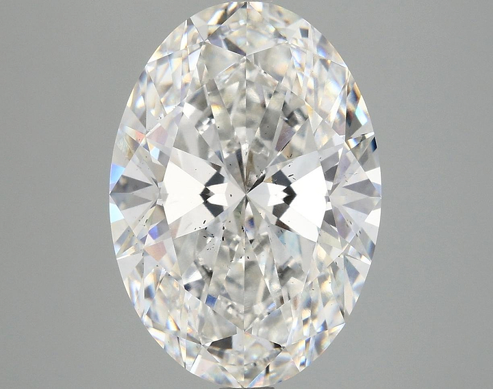 5.55 Carat Oval Shaped Ideal Cut SI1 IGI Certified Lab Grown Diamond