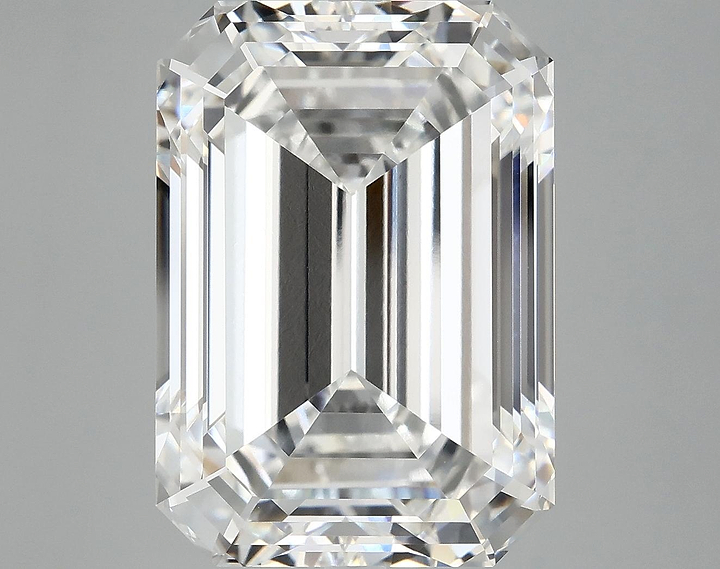 12.22 Carat Emerald Shaped Ideal Cut VVS2 IGI Certified Lab Grown Diamond