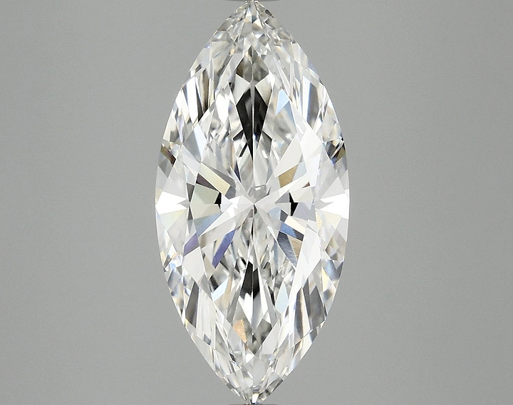 2.97 Carat Marquise Shaped Excellent Cut VVS2 IGI Certified Lab Grown Diamond