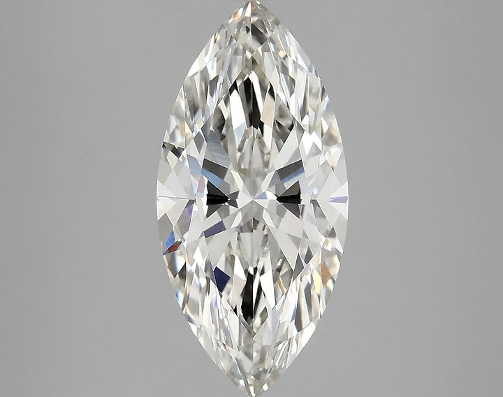 3.09 Carat Marquise Shaped Excellent Cut VVS2 IGI Certified Lab Grown Diamond
