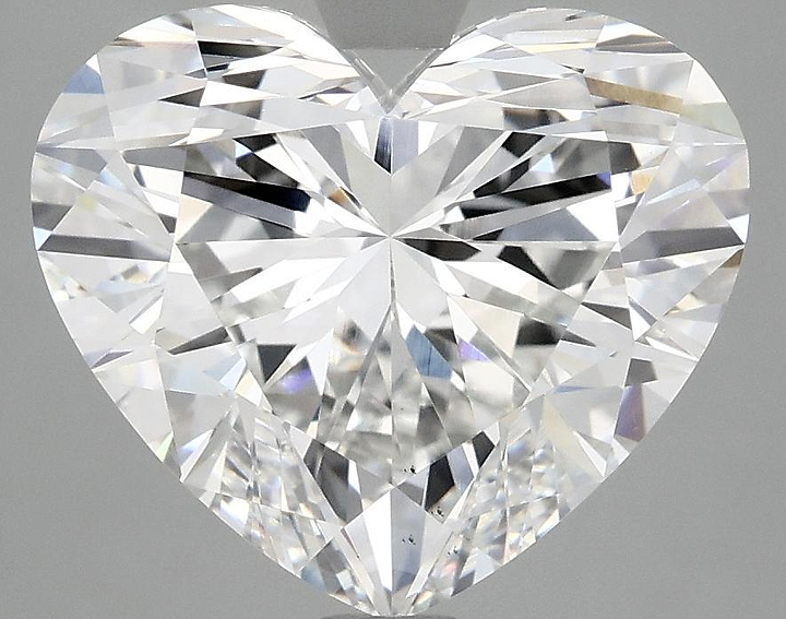 5.09 Carat Heart Shaped Ideal Cut VS1 IGI Certified Lab Grown Diamond