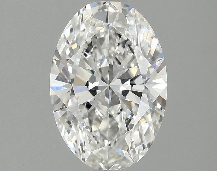 1.5 Carat Oval Shaped Ideal Cut VVS2 IGI Certified Lab Grown Diamond