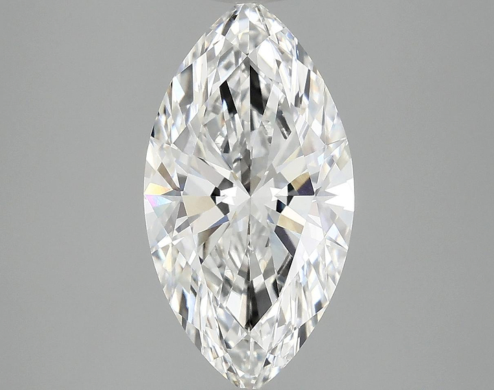 3.01 Carat Marquise Shaped Excellent Cut VVS2 IGI Certified Lab Grown Diamond
