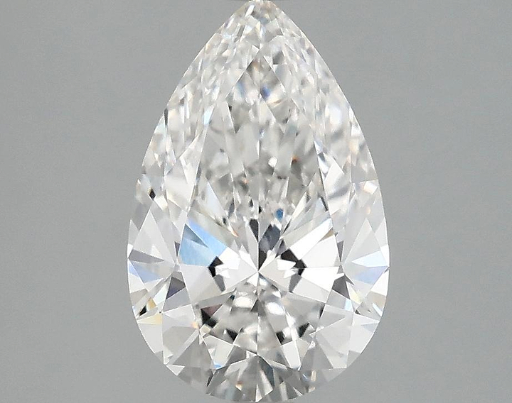 2.08 Carat Pear Shaped Ideal Cut VVS2 IGI Certified Lab Grown Diamond