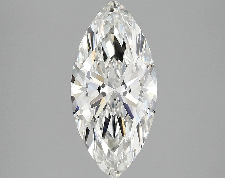 2.04 Carat Marquise Shaped Excellent Cut VVS2 IGI Certified Lab Grown Diamond