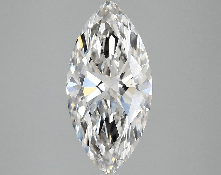 2.56 Carat Marquise Shaped Excellent Cut VS1 IGI Certified Lab Grown Diamond
