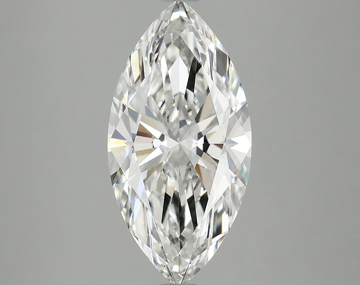 3.06 Carat Marquise Shaped Ideal Cut VVS2 IGI Certified Lab Grown Diamond