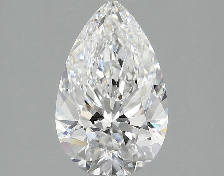 1.57 Carat Pear Shaped Ideal Cut VVS2 IGI Certified Lab Grown Diamond