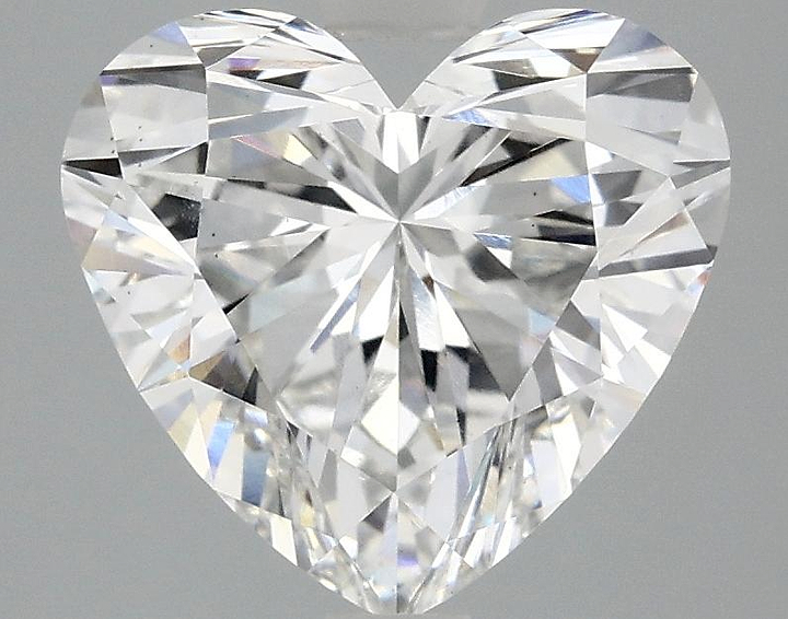 2.98 Carat Heart Shaped Ideal Cut VS2 IGI Certified Lab Grown Diamond