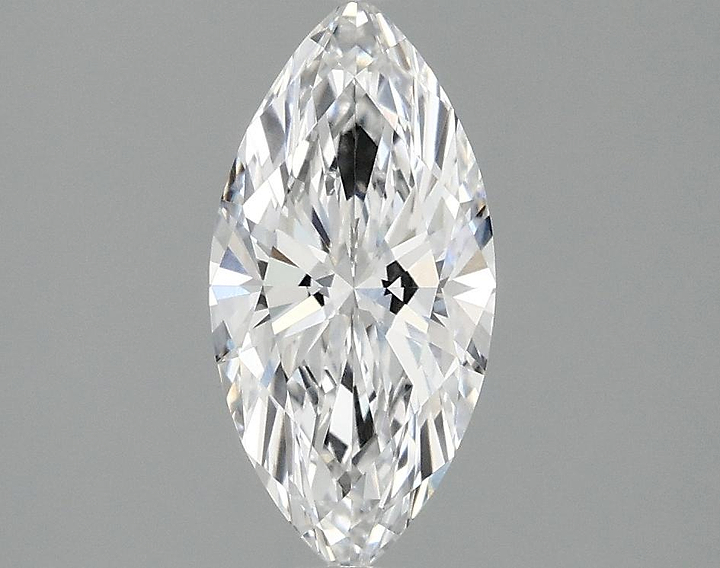 1.25 Carat Marquise Shaped Ideal Cut VVS2 IGI Certified Lab Grown Diamond