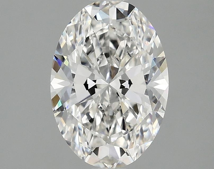 1.58 Carat Oval Shaped Ideal Cut VVS2 IGI Certified Lab Grown Diamond