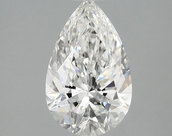 1.59 Carat Pear Shaped Ideal Cut VVS2 IGI Certified Lab Grown Diamond