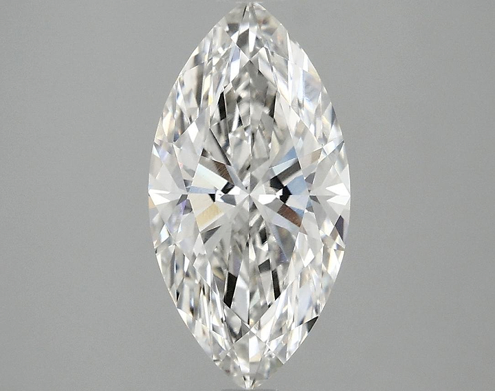 2.02 Carat Marquise Shaped Ideal Cut VVS2 IGI Certified Lab Grown Diamond
