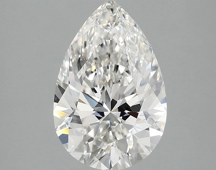 2.06 Carat Pear Shaped Excellent Cut VVS2 IGI Certified Lab Grown Diamond
