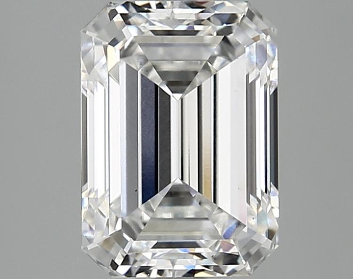 3.09 Carat Emerald Shaped Ideal Cut VS1 IGI Certified Lab Grown Diamond