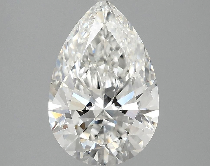2.43 Carat Pear Shaped Excellent Cut VVS2 IGI Certified Lab Grown Diamond