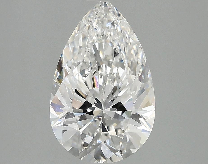 2.03 Carat Pear Shaped Ideal Cut VVS1 IGI Certified Lab Grown Diamond