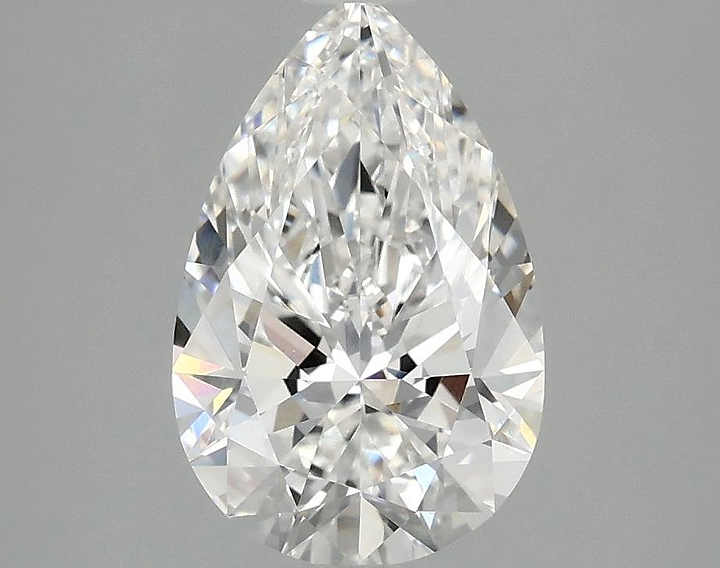 2.1 Carat Pear Shaped Ideal Cut VVS2 IGI Certified Lab Grown Diamond