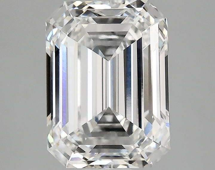 3.07 Carat Emerald Shaped Excellent Cut VVS2 IGI Certified Lab Grown Diamond